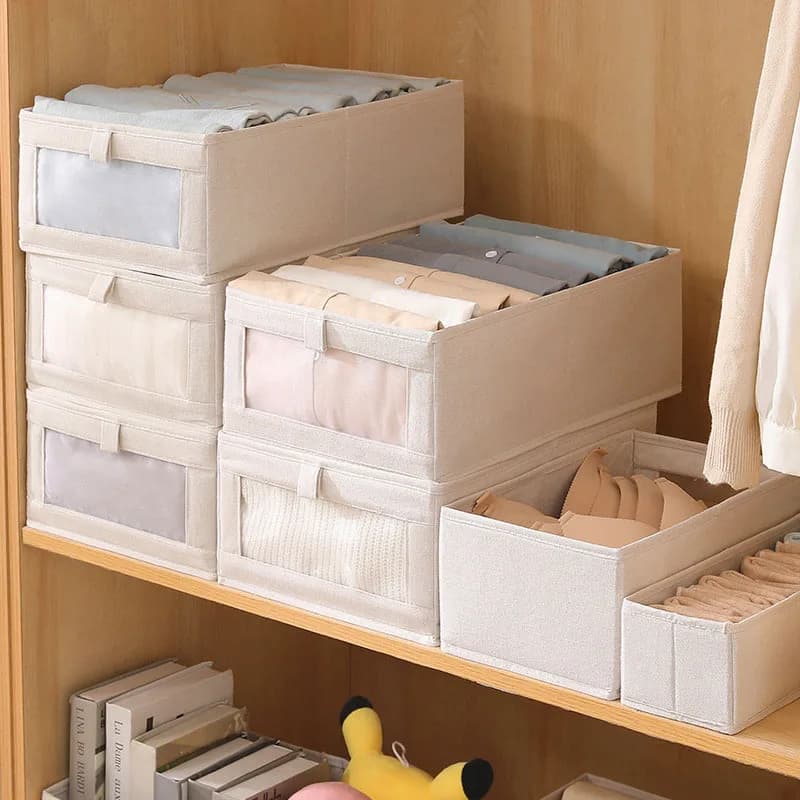 Wardrobe Storage Box — Visible Clothes Organizer