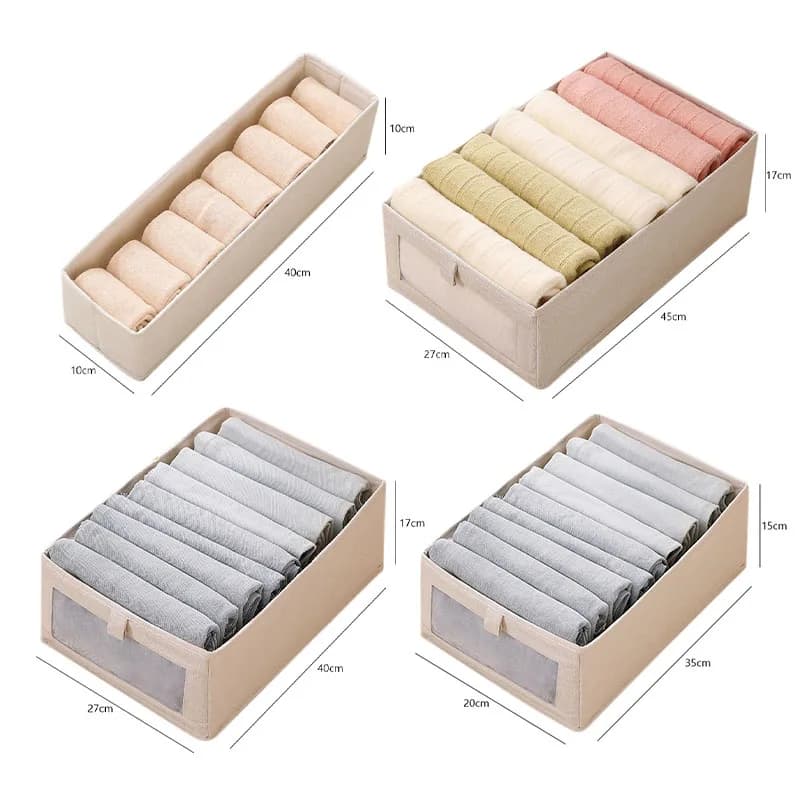 Wardrobe Storage Box — Visible Clothes Organizer