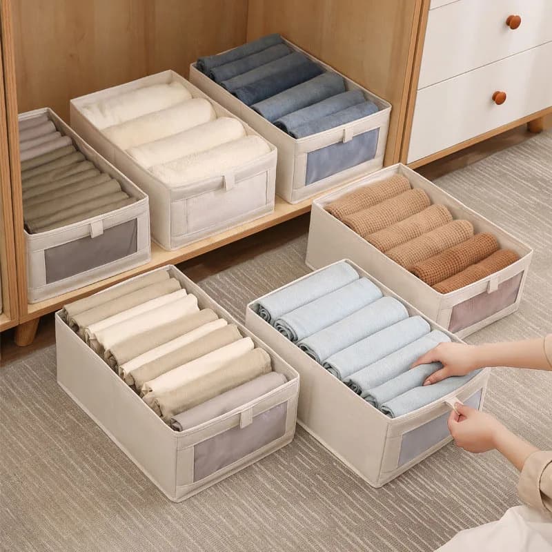 Wardrobe Storage Box — Visible Clothes Organizer