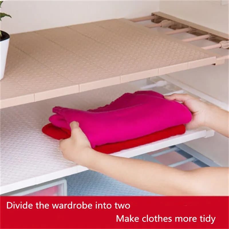 Drawer Divider Organizer — Retractable Plastic Partition